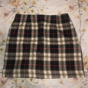 New Nasty Gal Plaid Mini Skirt